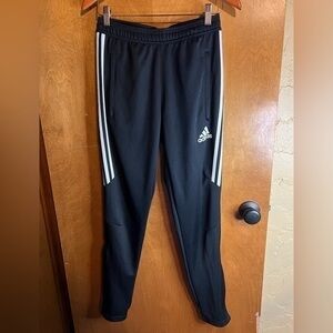 Adidas tapered track pants size Small